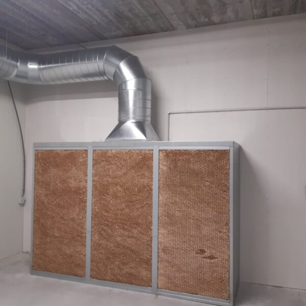 Afzuigwand 2 x 2 meter